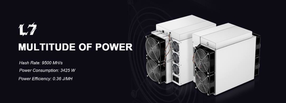 9160mh/S Asic क्रिप्टो माइनर Antminer L7 9500mh प्रीऑर्डर ब्लॉकचैन